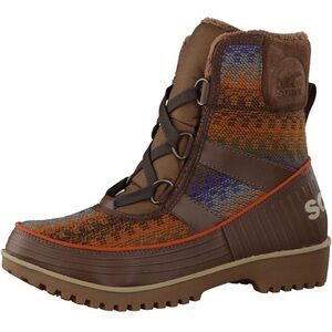 Sorel Tivoli II winter lace up Aztec print boots size 11